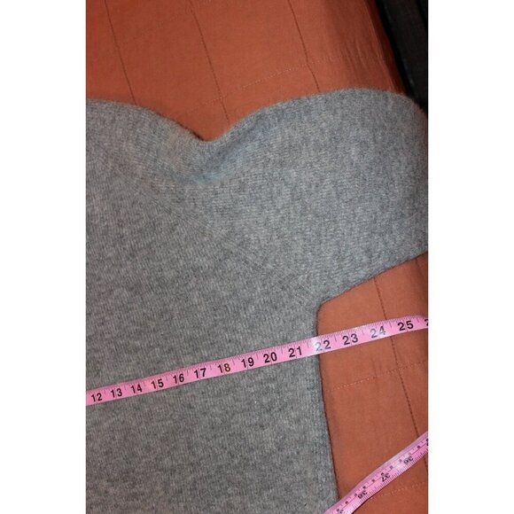 The Limited Lambswool Angora Blend Gray Turtleneck Sweater Soft Warm Medium - Picture 5 of 7